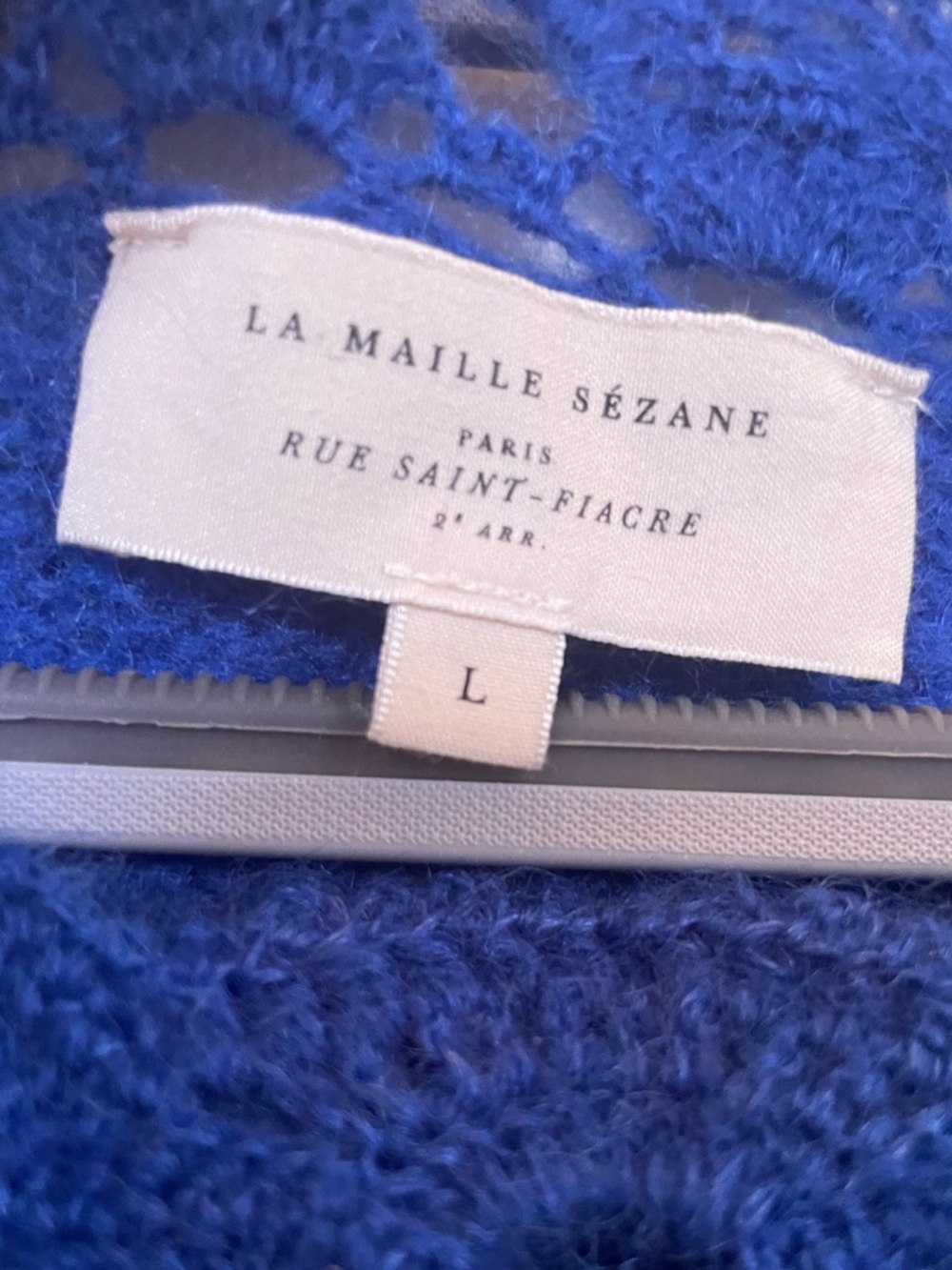 Sezane Stacy Jumper Majorelle Blue - Size L - Picture 7 of 10